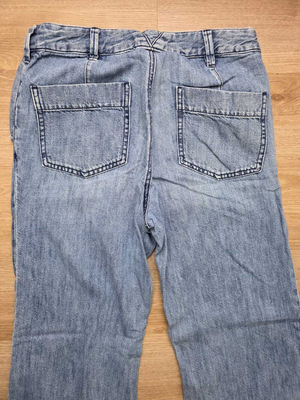 Lauren Jeans Co Ralph Lauren Wide Leg Jeans Women's 4 Light Wash Denim